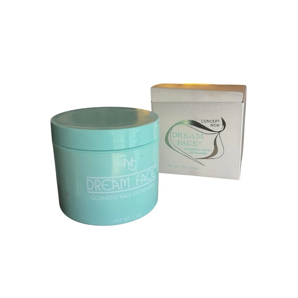 Rare Vtg Dream Face‎ Cosmetic Face Lift Powder by Concept Now Cosmetics Box +